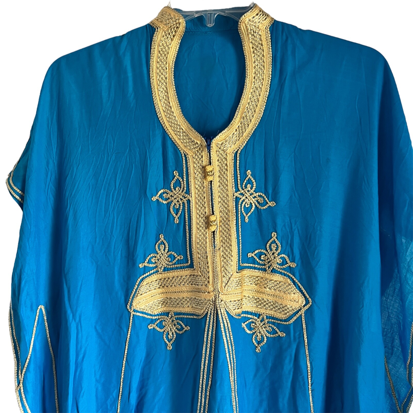 Men’s Ceremonial Dress – Blue w/ Gold Embroidery