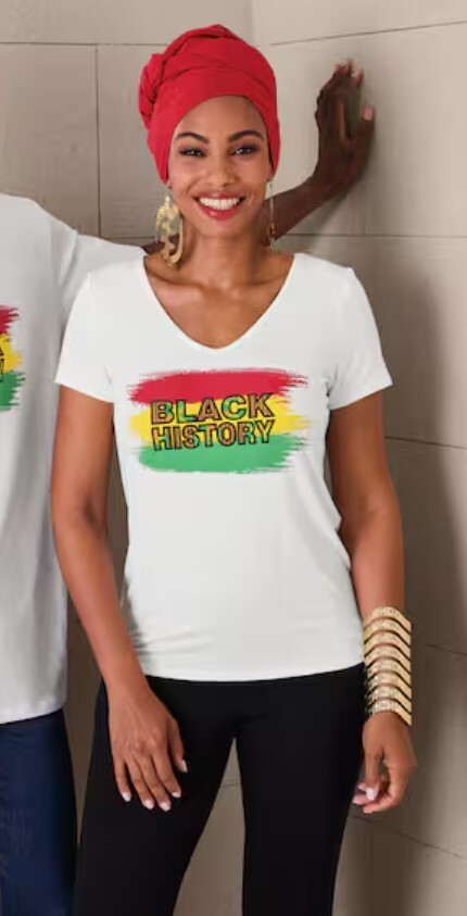 Sz L Ashro White Ethnic Juneteenth Black History Month Celebrate Celebration Tee
