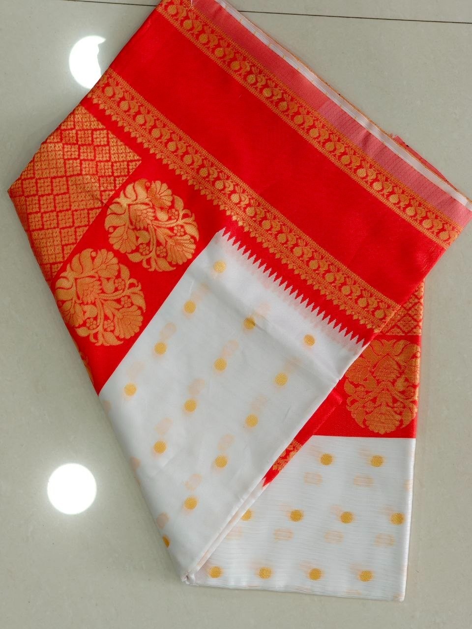 Soft Lichi Silk Saree Jacquard Woven Zari Work Indian Wedding Party Wear Sari