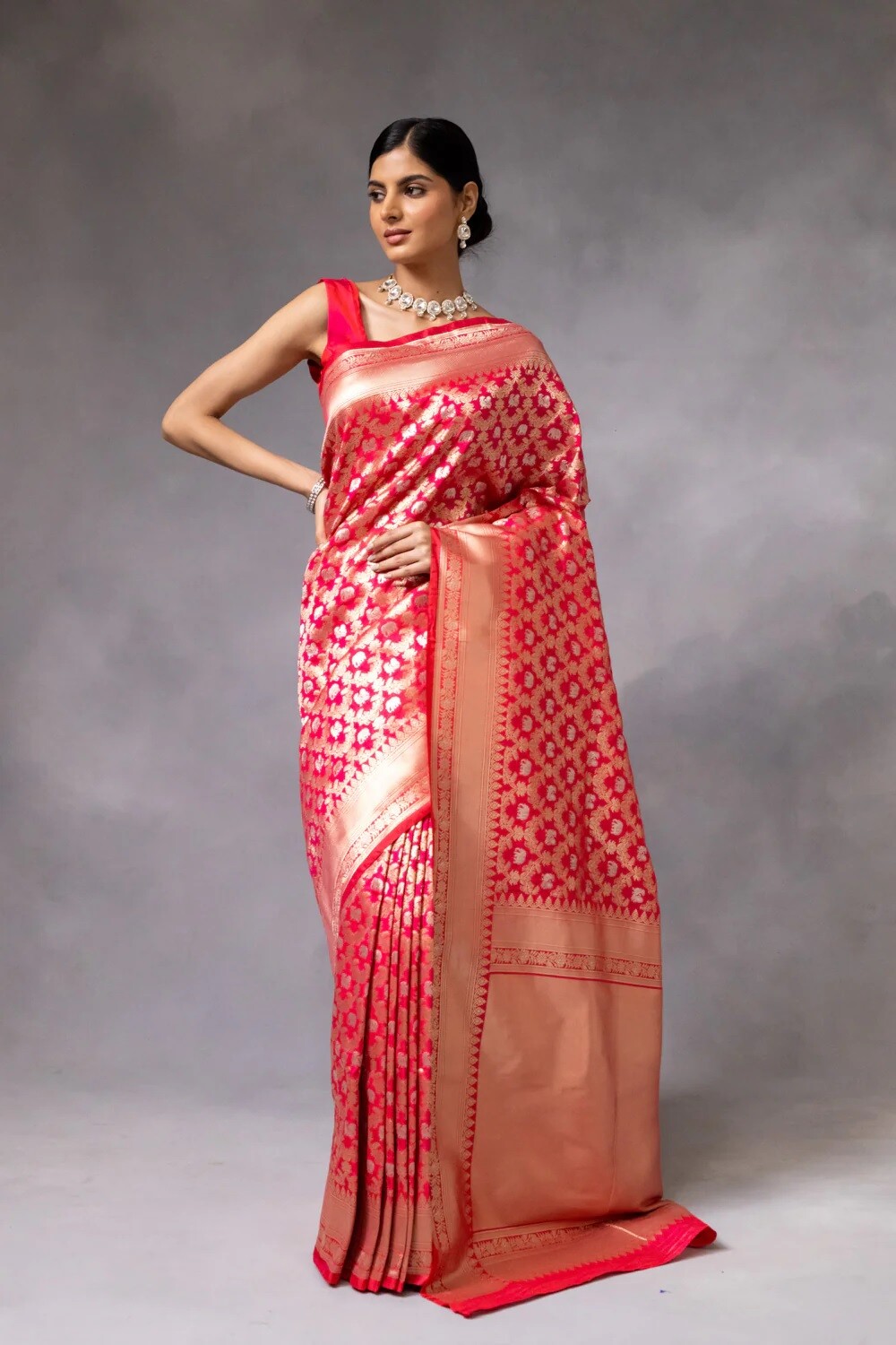 Banarasi Soft Silk Wedding Stylish Saree,Designer Exclusive Bollywood Sari KT-BM