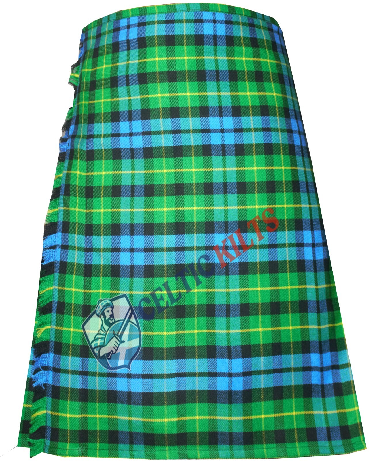 Scottish Traditional Handmade Green Clan Tartan 8 Yard Tartan kilt for Man kilts