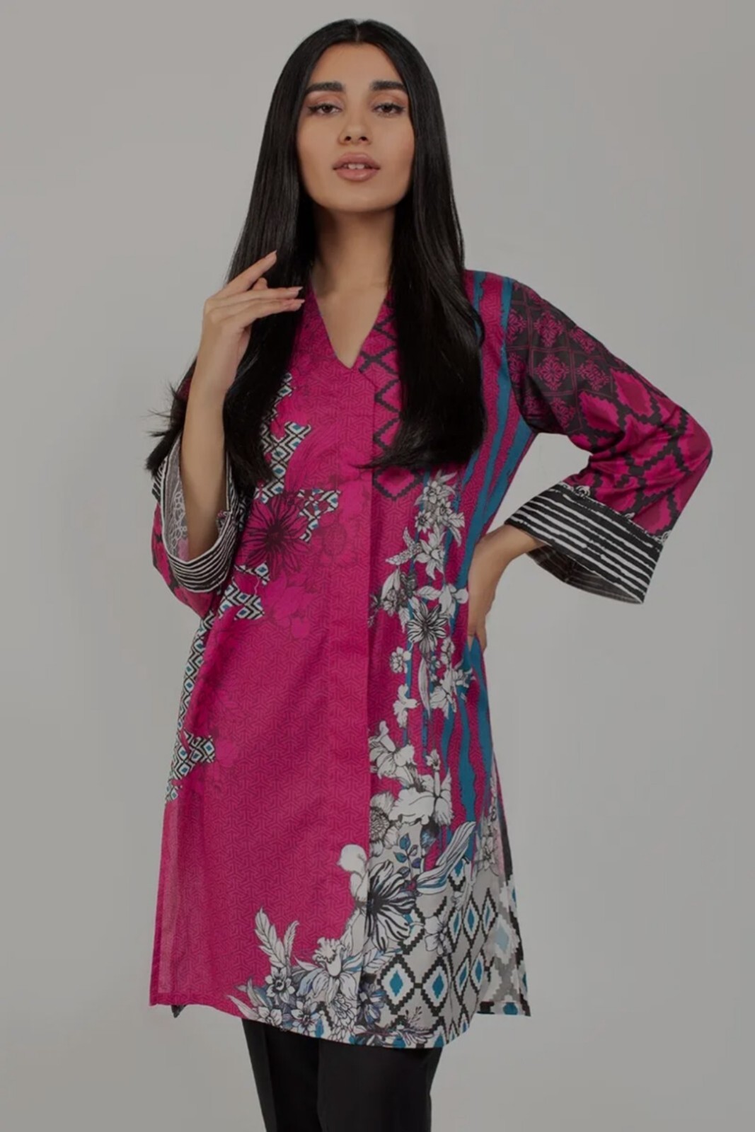 “SALE “Gul Ahmed Ideas Pret Lawn Stitched Kurti