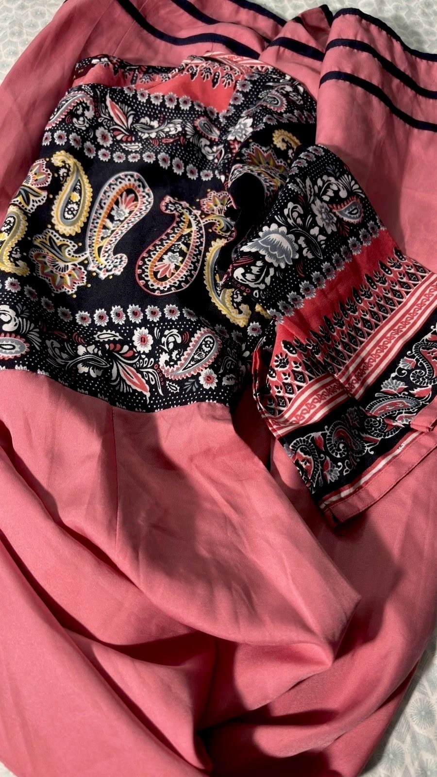 Girls/Teens Ethnic ankle Length Kurti (Bust 34 ) Trendy Paisley Design