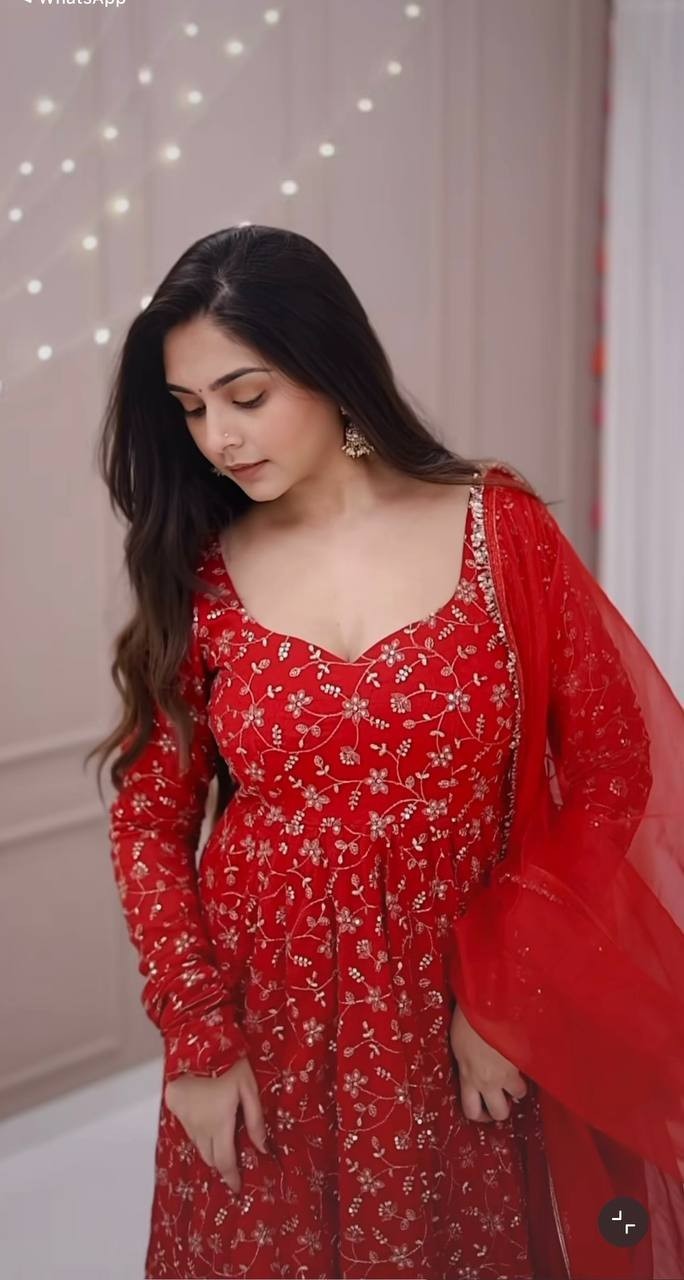 Anarkali suit long gown salwar kameez readymade 3 pcs suit party dress Eid suit