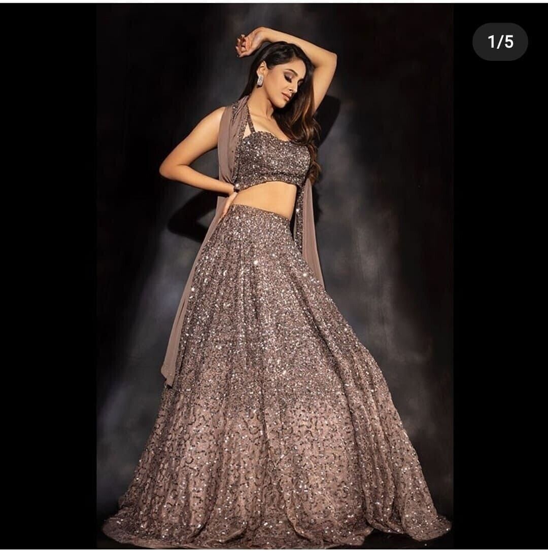 READY MADE LEHNGA CHOLI LEHENGA INDIAN WOMEN WEDDING BRIDAL PARTY WEAR PAKISTANI