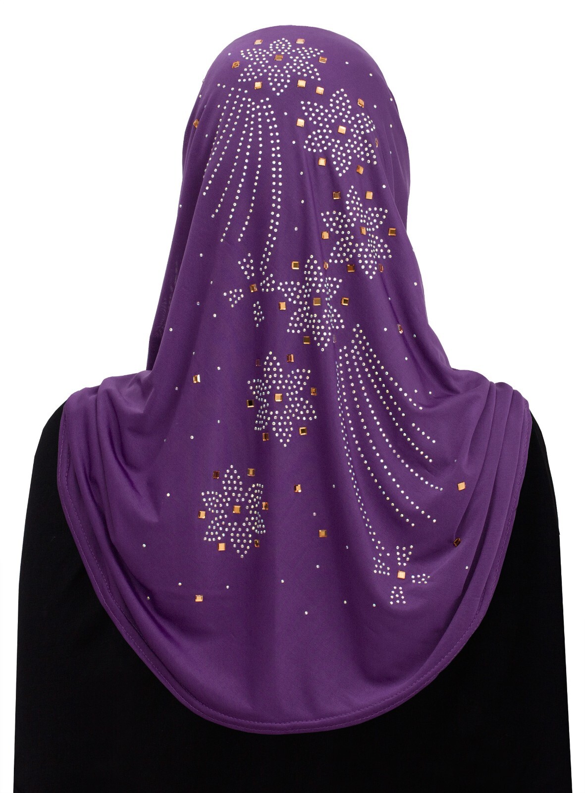 Lot of 12 JUNIOR SIZE Lycra Aiyah one piece Amira Hijab Pull On Headscarf Hijab
