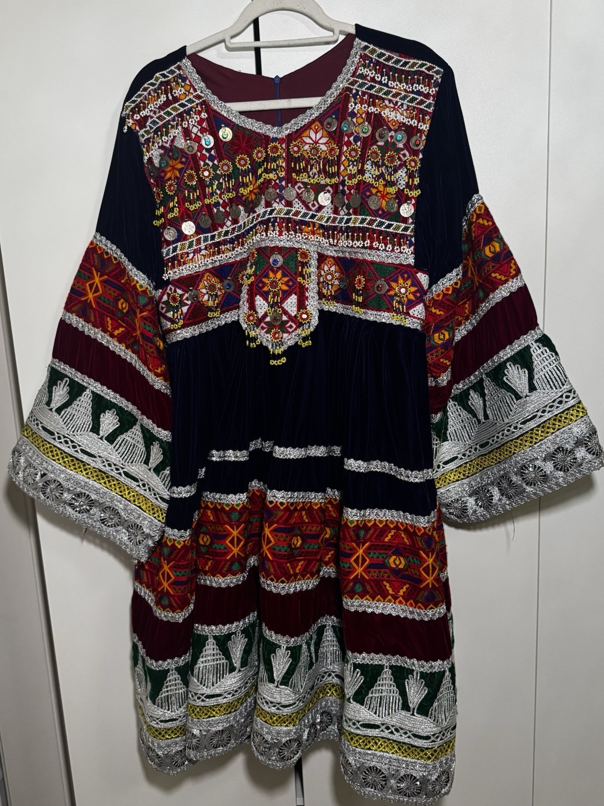 ✨ Authentic Handmade Afghan Dress 🌍 Custom Made in Afghanistan 🇦🇫