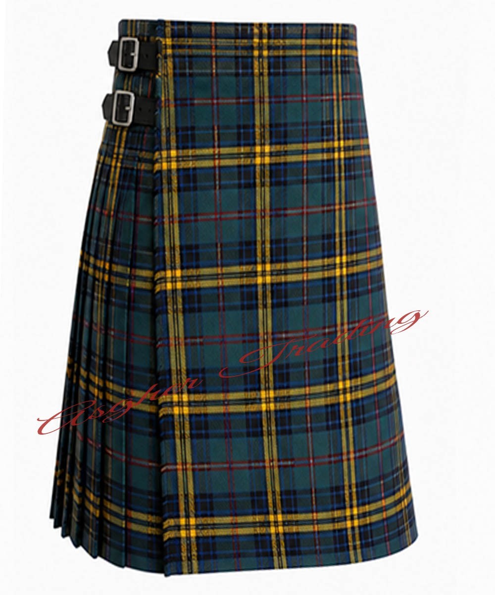 Limerick Irish County Tartan 8 Yard Kilt – Men’s Traditional kilts & Custom Size