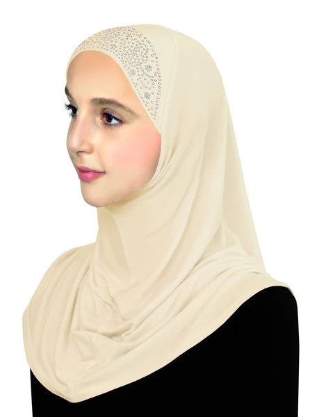 Lot of 12 JUNIOR SIZE Lycra Aiyah one piece Amira Hijab Pull On Headscarf Hijab