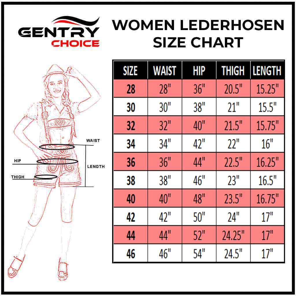 Bavarian Women Lederhosen Red Traditional Ladies Germen Outfit Oktoberfest Dress