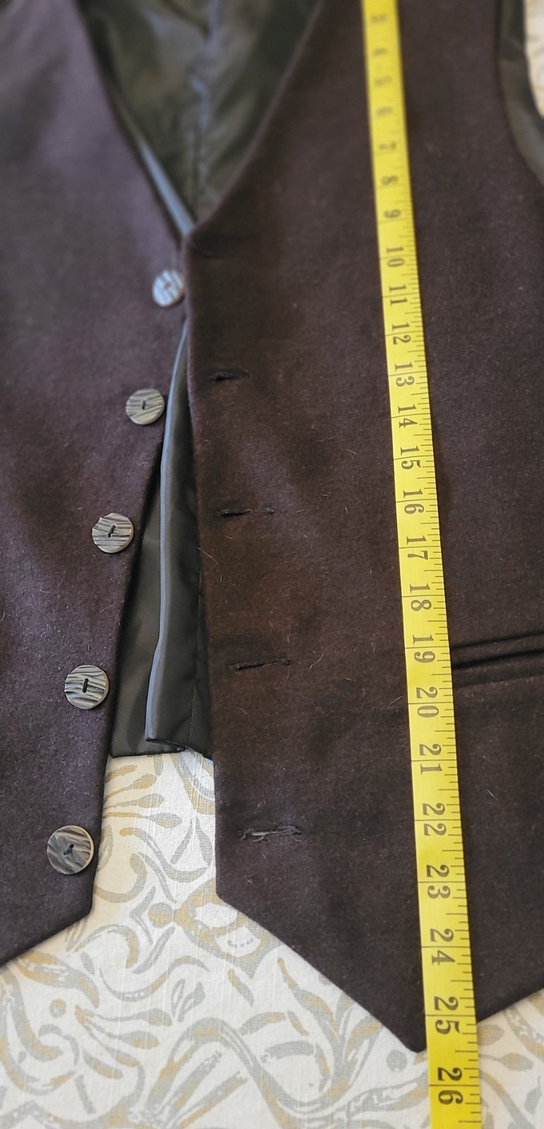 Men’s Chocolate Brown Daywear Kilt Jacket & Vest Set