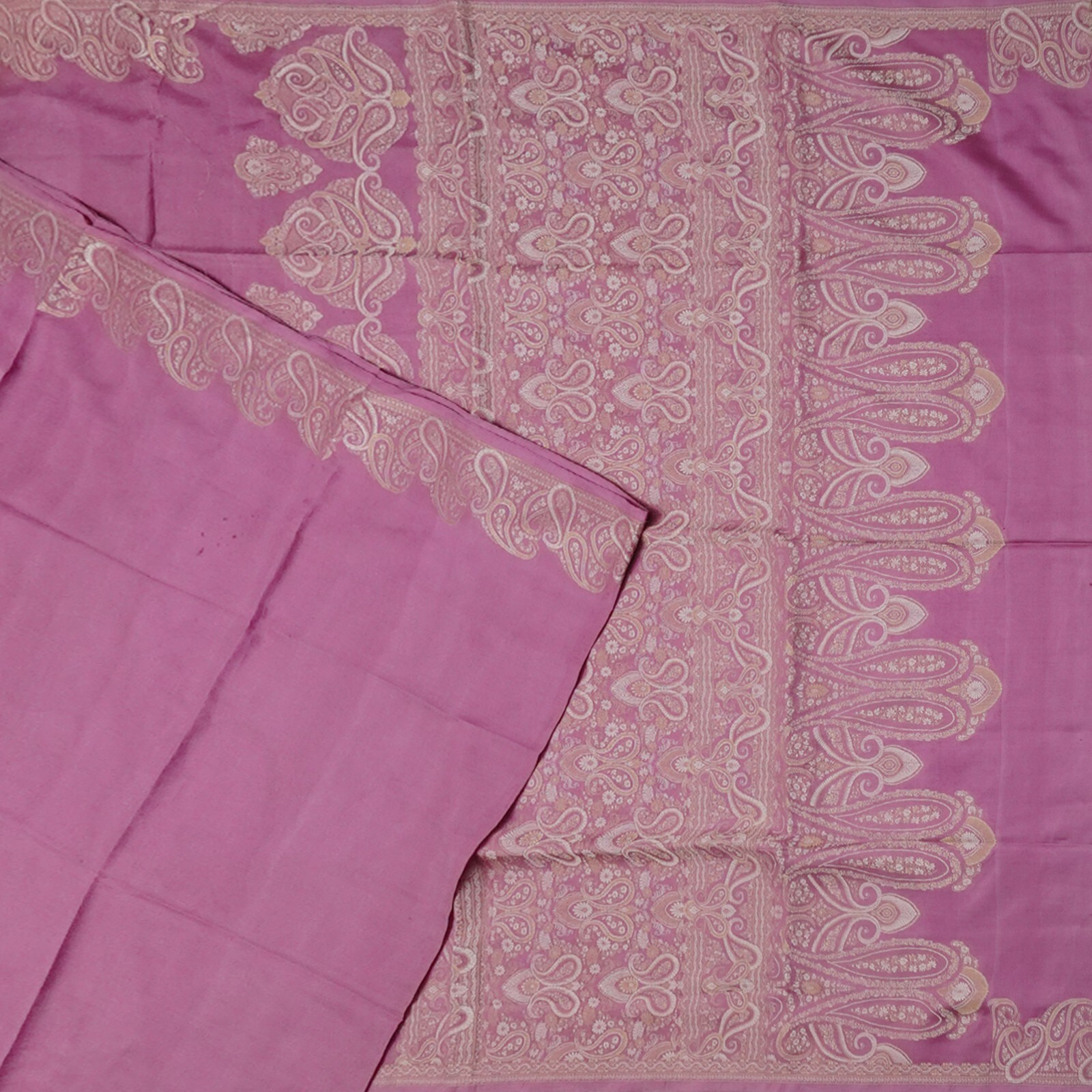 Vintage Pink Sarees 100% Pure Silk Woven Indian Sari 6YD Decor Craft Fabric