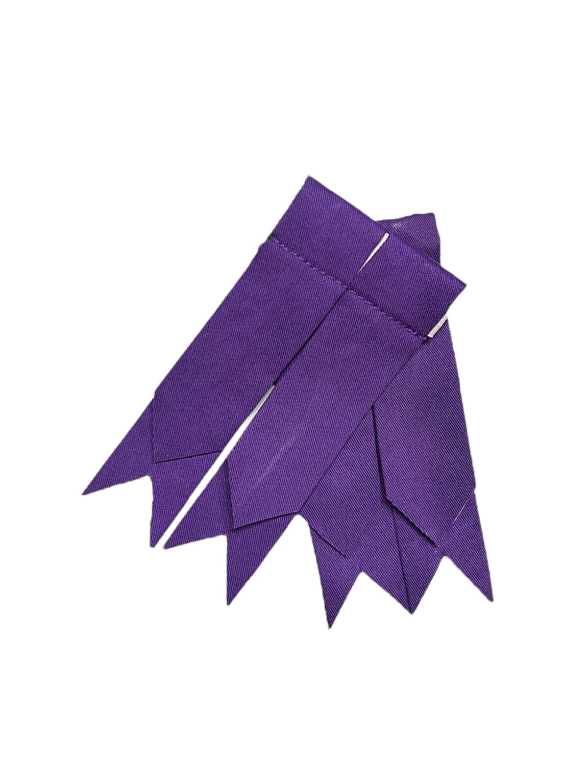 Men’s Purple Cotton kilt Flashes Scottish Socks flashes