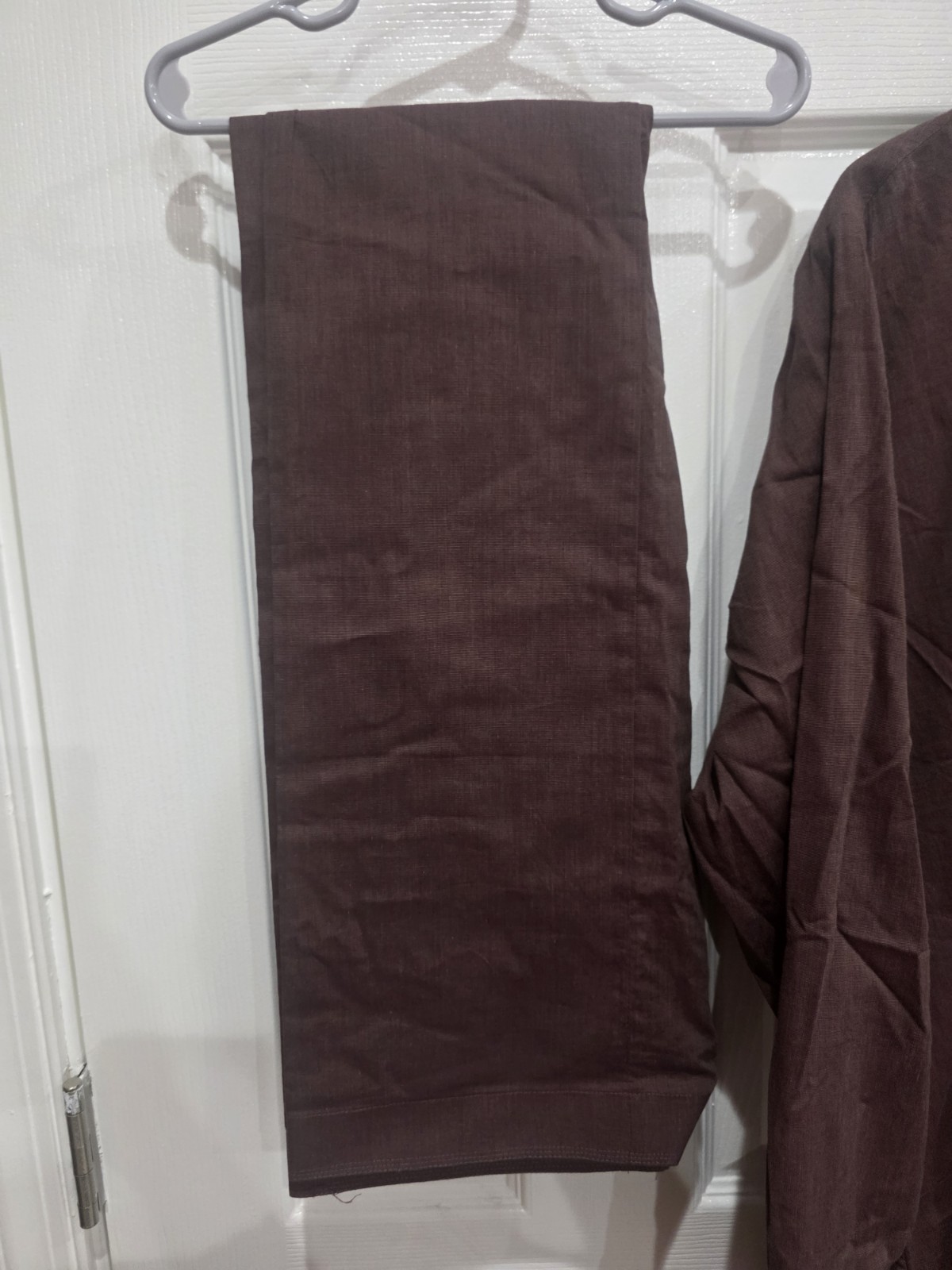 J. Junaid Jamshed Men’s Kameez Shalwar Suit Brown Size S Small Casual