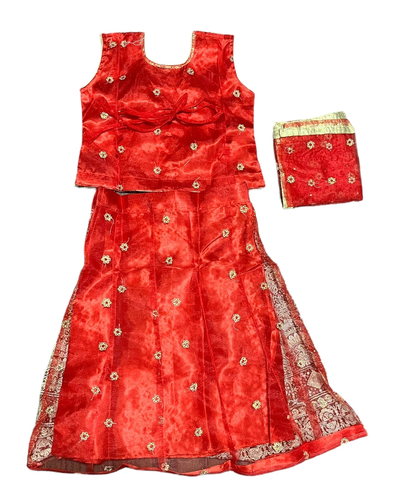 Traditional Girls Lehenga Choli Set – Ethnic Wear for Kids-012