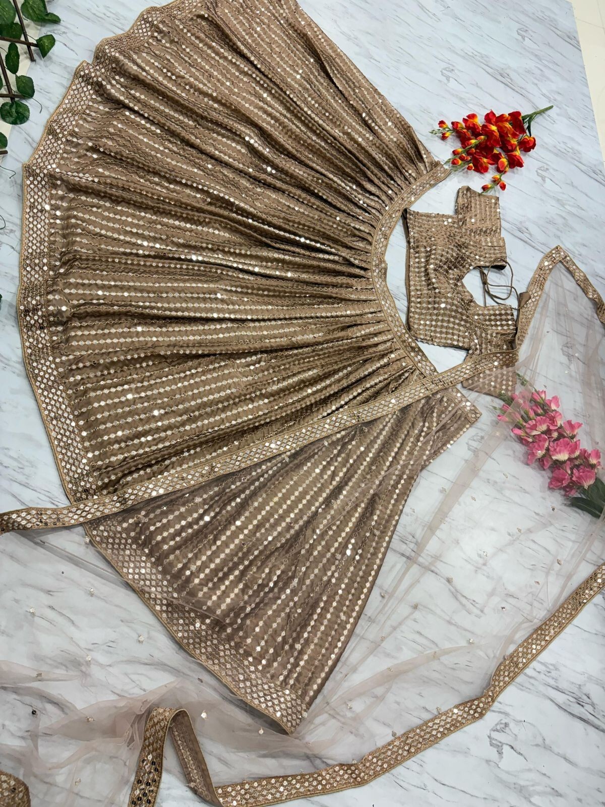 INDIAN BRIDAL LEHNGA CHOLI PARTY WEAR CHOLI LEHNGA BOLLYWOOD DESIGNER DRESS EID