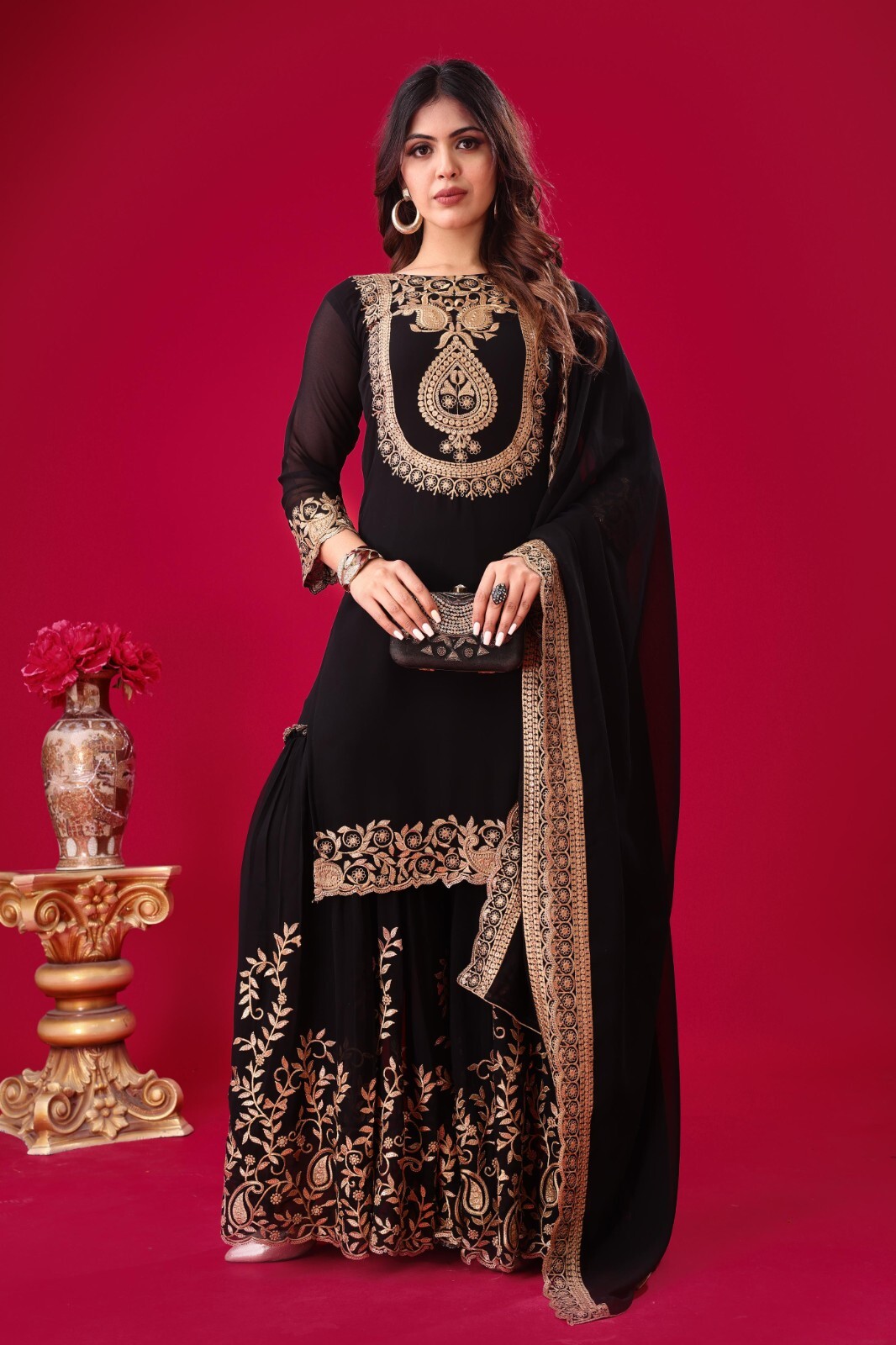 READYMADE SHARARA PLAZZO SALWAR KAMEEZ SUITS ANARKALI INDIAN KURTI WEDDING EID