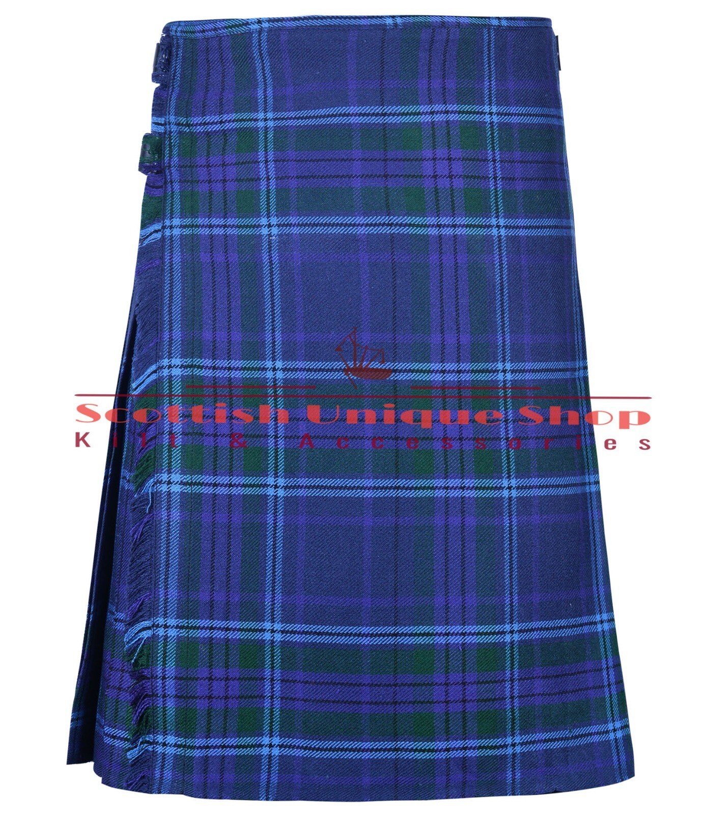 Scottish Men’s Handmade Traditional Spirit of Scotland Tartan – Custom Size Kilt