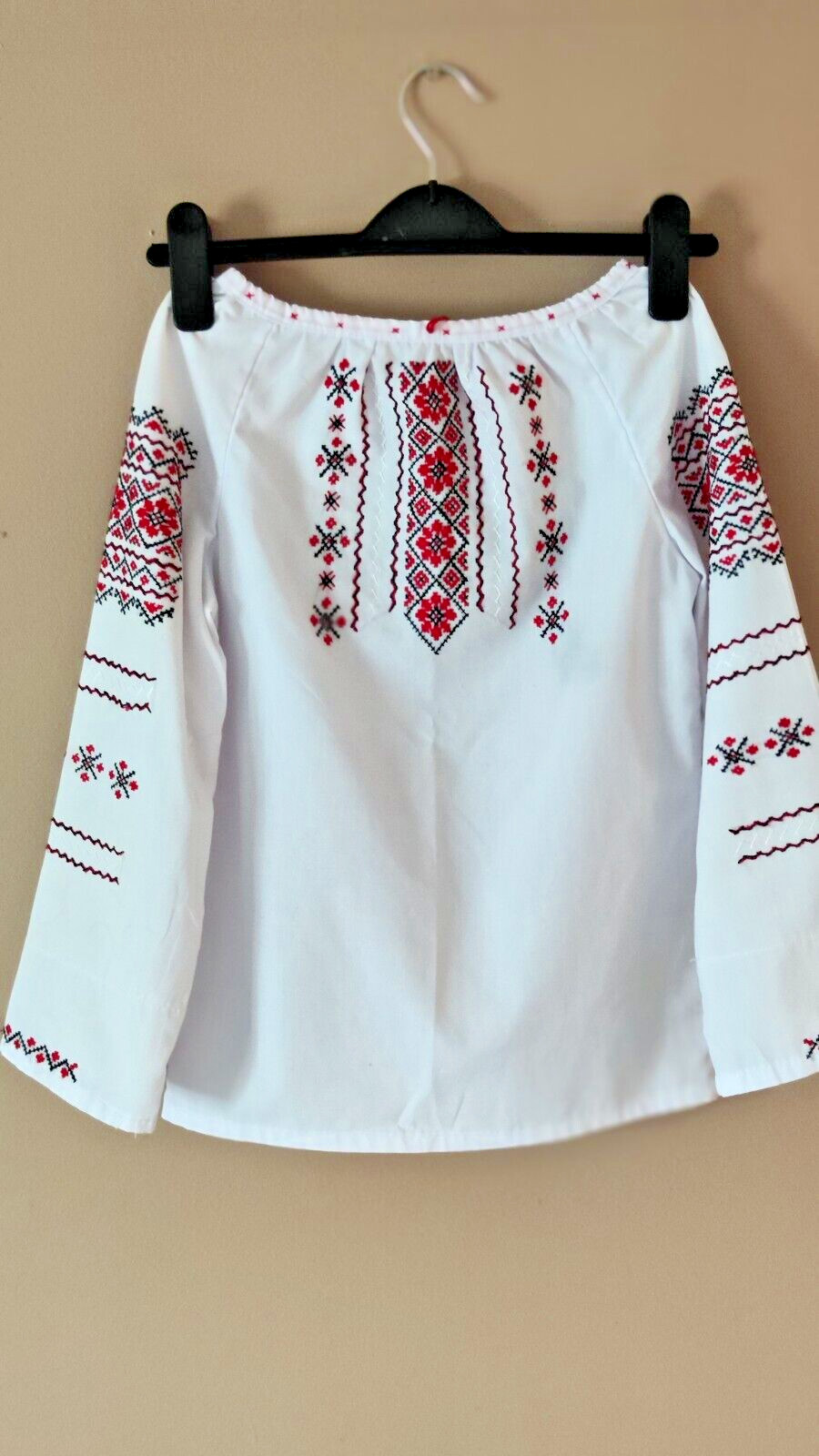Ukrainian National Embroidere Shirt 128 “Vishivanka” Girl’s size 2XS Toddler 6 8