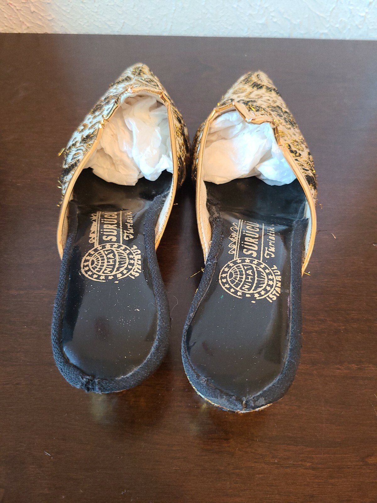 Traditional Turkey Hand Made Slipper Shoes Size 8