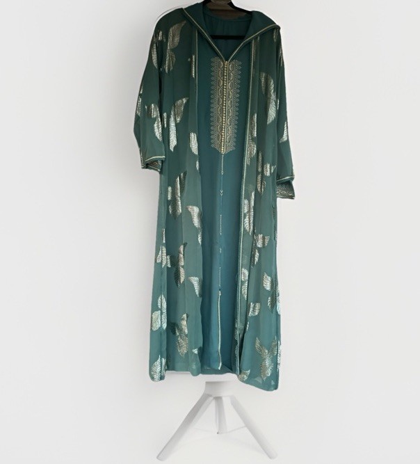 2-Piece Moroccan Jellaba Set – Handmade, Medium Size, Premium Quality Material