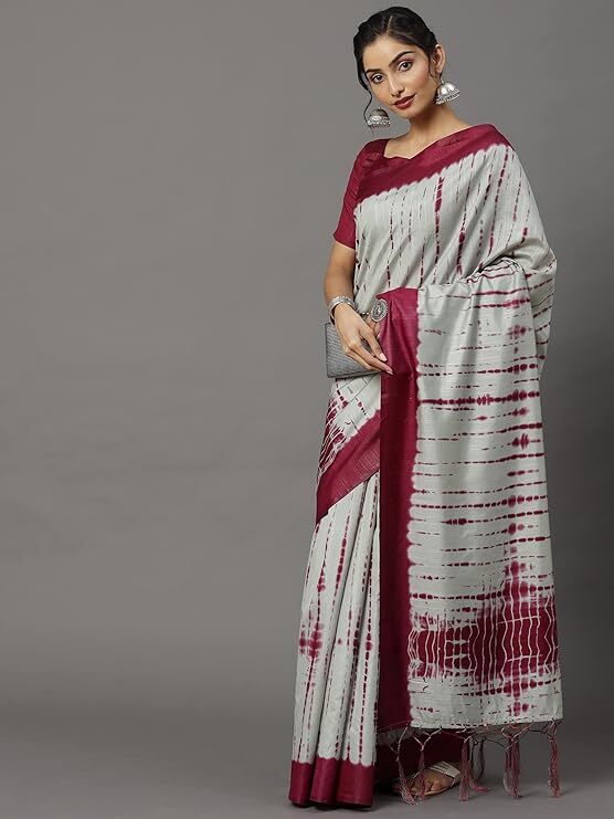 Wedding Party Festive Wear Premium Bhagalpuri Silk Exclusive Ethnic Design Saree