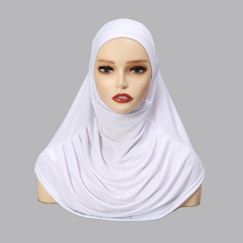 Muslim Headscarf Women African Headgear Loose Hijab Fitting Lazy Base Hat Turban