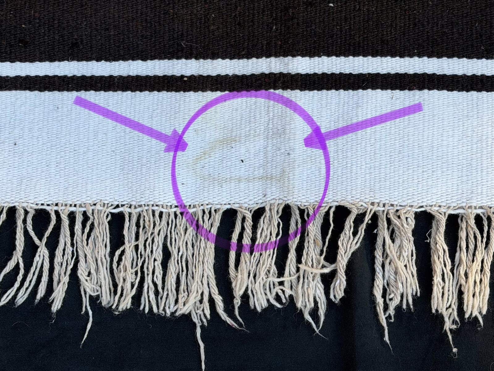Tradtional Mexican Falsa Blanket Poncho Serape With Fringe Western Cowboy OSFM