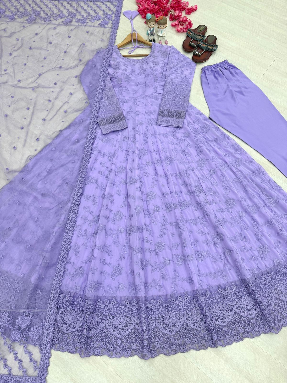 GOWN SALWAR KAMEEZ PAKISTANI INDIAN WEDDING PARTY WEAR DRESS BOLLYWOOD SUIT NEW
