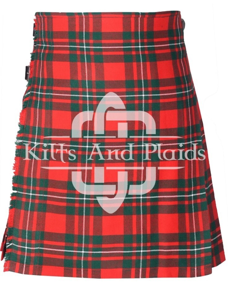 MACGREGOR Tartan Scottish 8 Yard Kilt – Traditional Highlander Kilt for Men