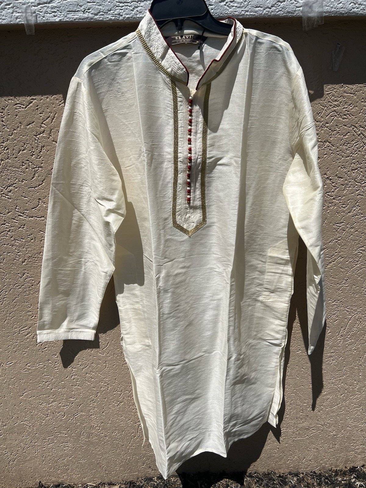Bundle of 2 Indian Men’s Silk Kurtas Wedding Party Festival Outfit Pick Any
