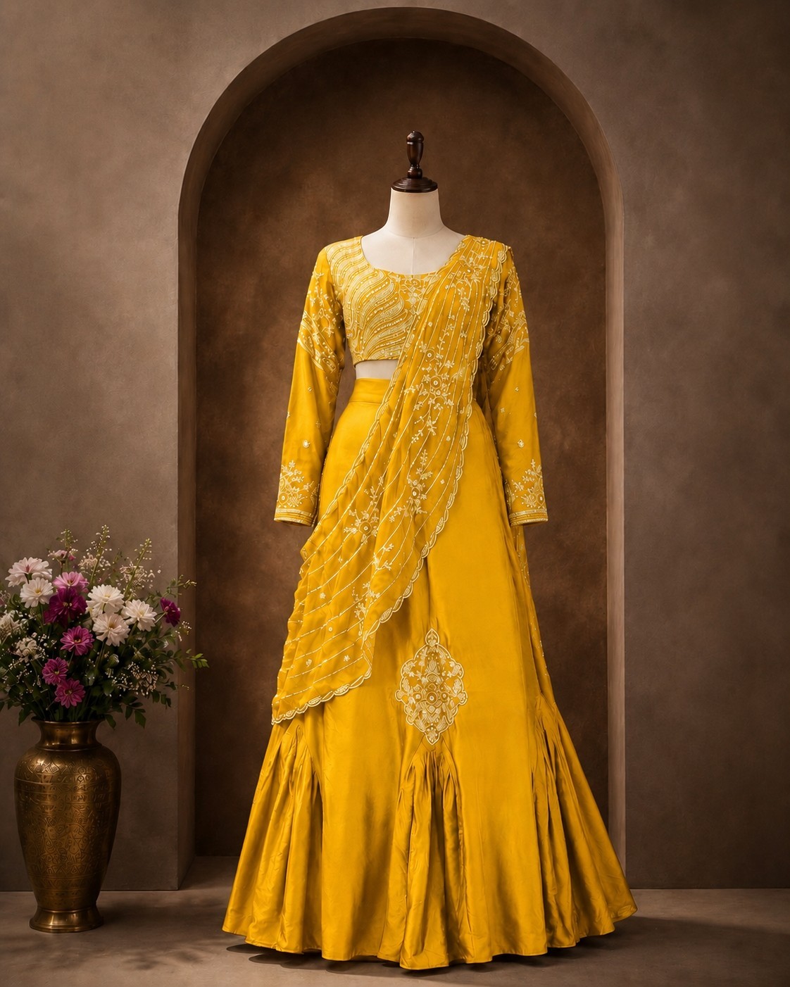 LEHENGA SAREE BOLLYWOOD WEDDING PARTY PAKISTANI WEAR READYMADE
