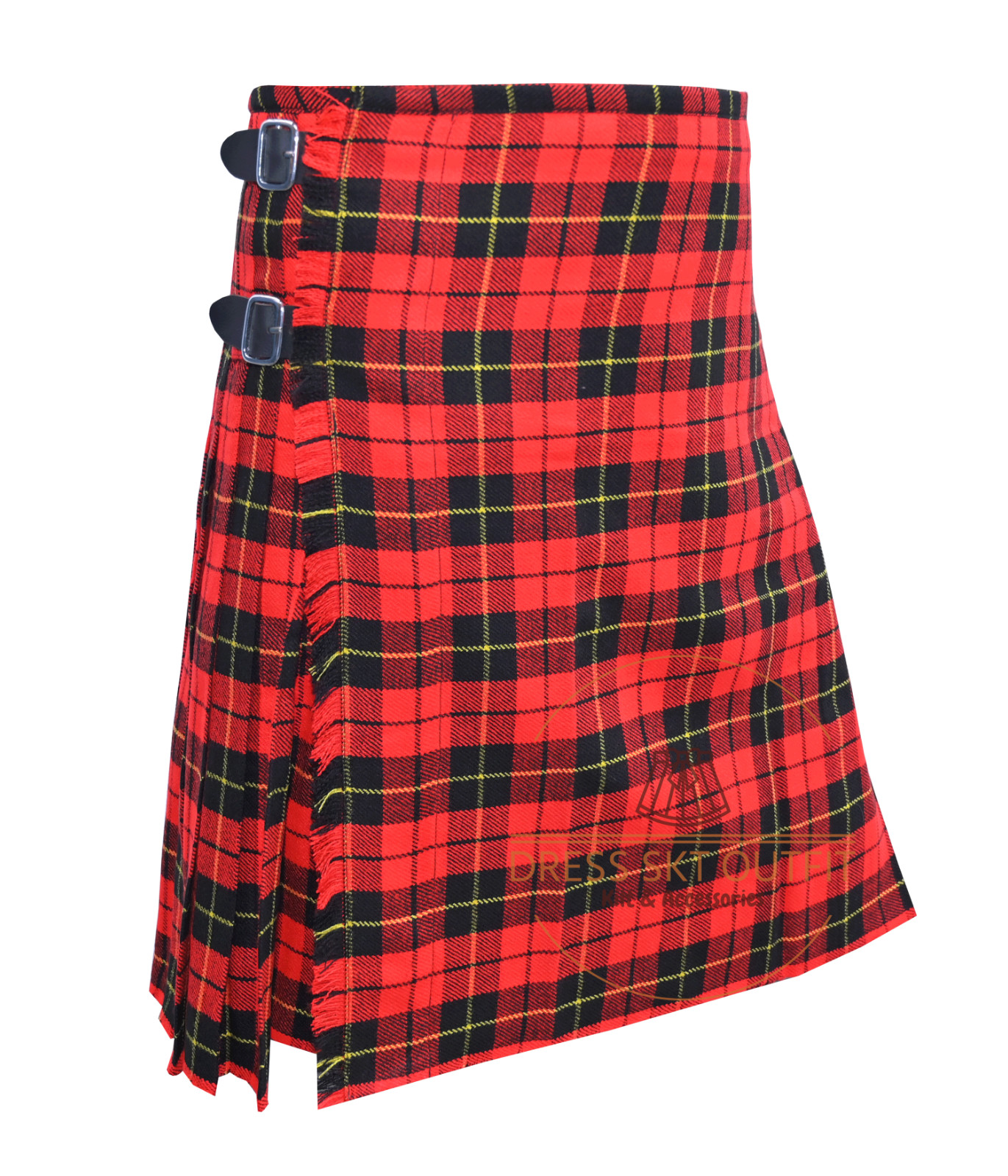 Wallace Tartan Scottish 8 Yard Kilt – Traditional Highlander Kilt For Men’s