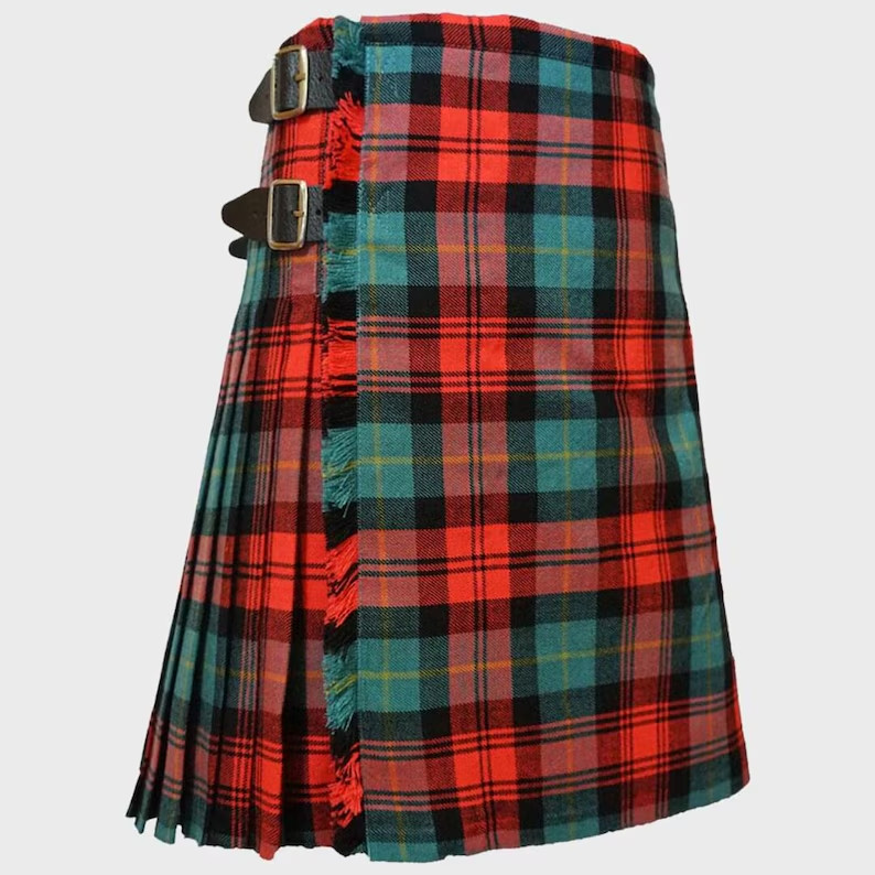 Scottish Traditional Handmade MacLachlan Muted tartan Kilt for men Custom Made