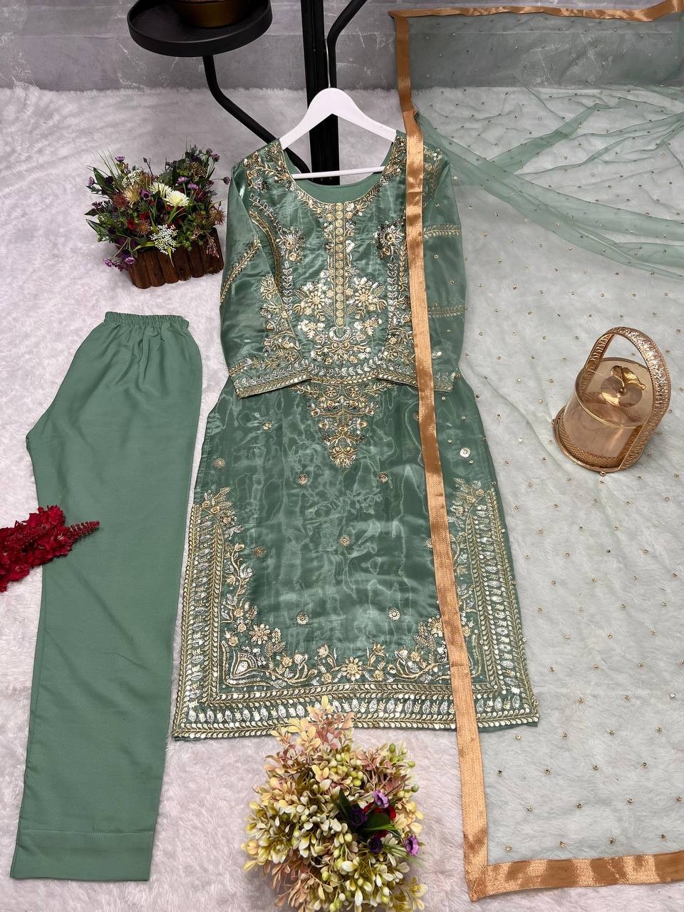 Indian Wedding Dress Pakistani Salwar Kameez Suit Bollywood Designer Party Wear