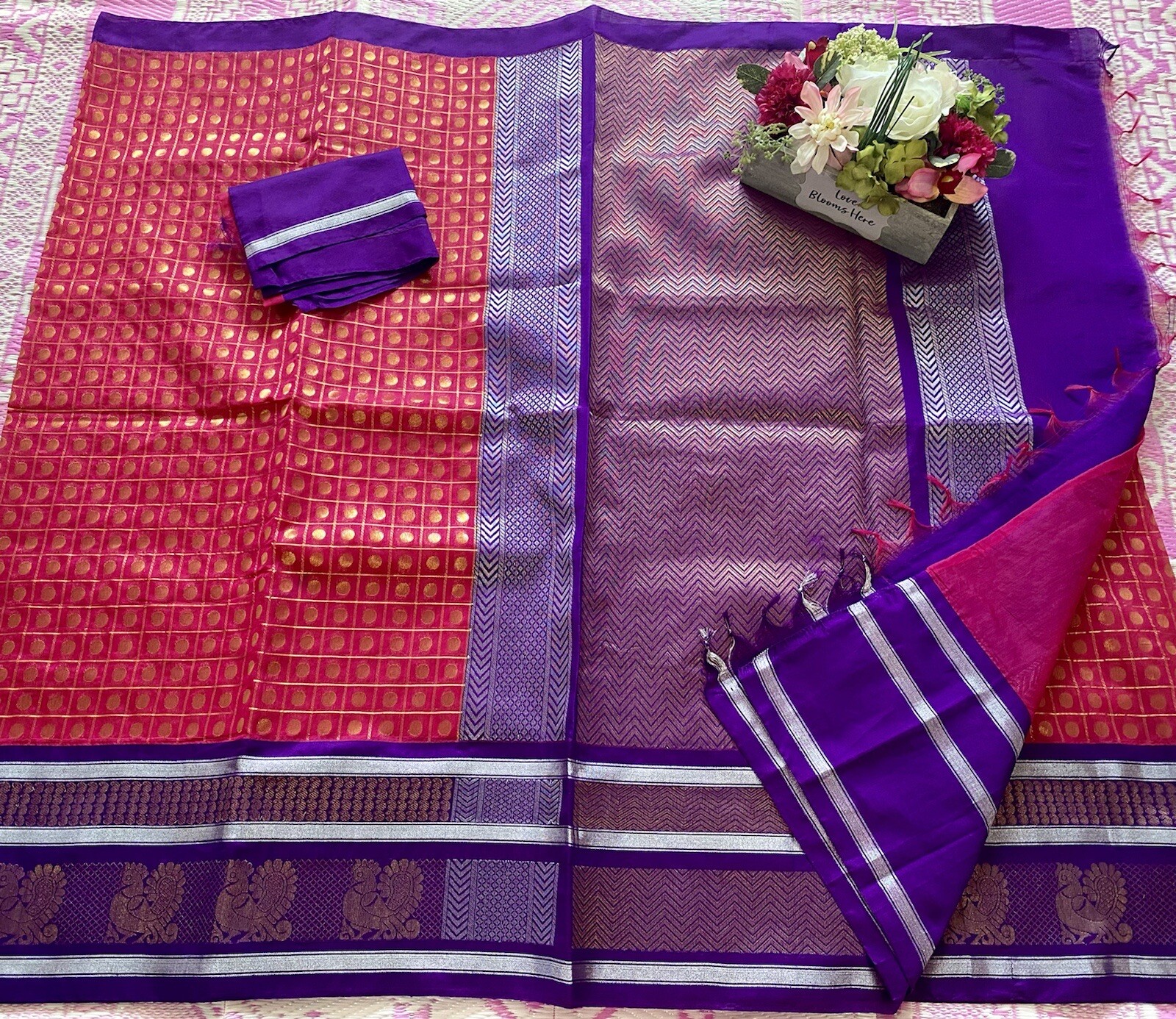 New Beautiful Chanderi Silk Cotton Saree