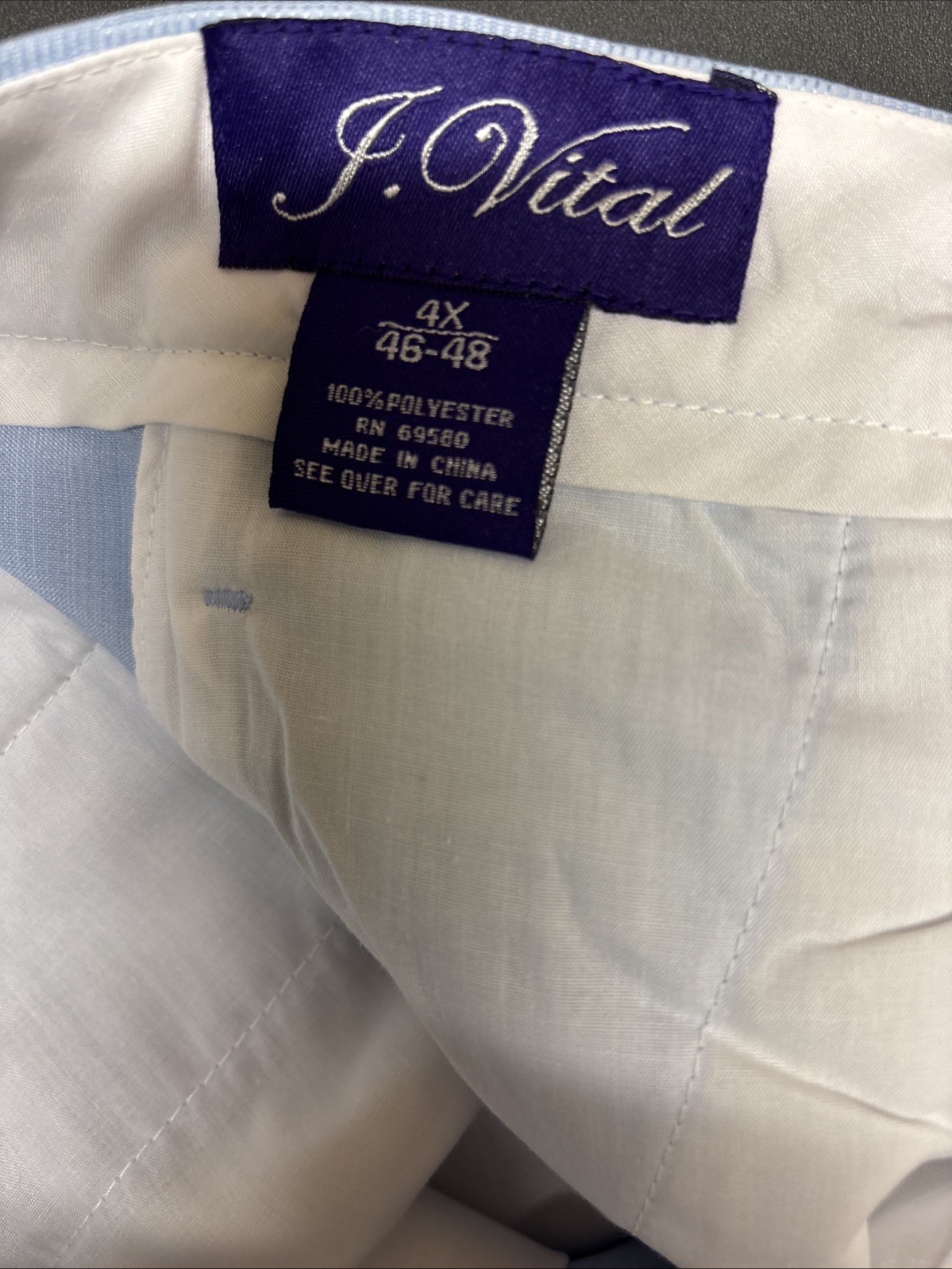 Mens J. Vital 2pc Walking Leisure Suit Blue NWT Size 4X/46-48