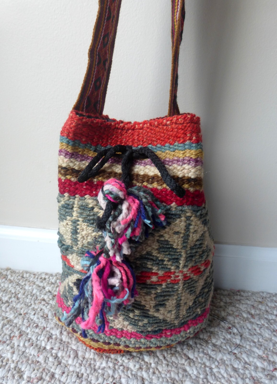 Peruvian Andean Shaman Ceremonial CHUSPA – Shoulder Bag