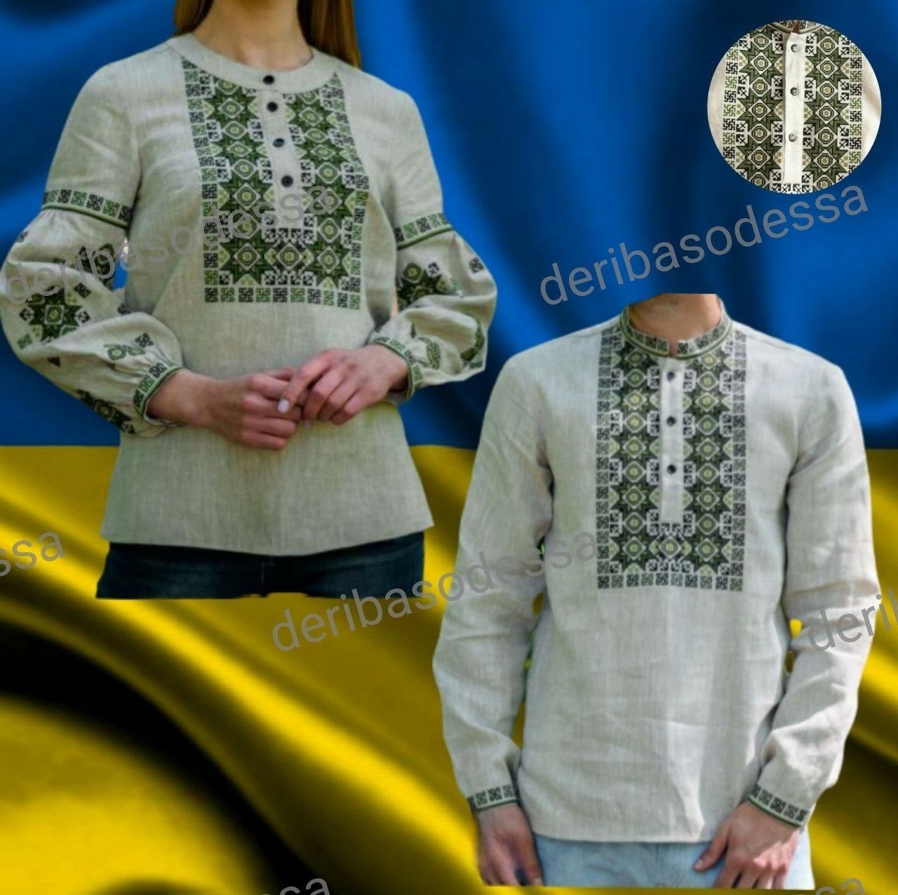 Traditional Ukrainian embroidered blouse,shirtVyshyvanka S,M,L,XL-4XL Linen 100%