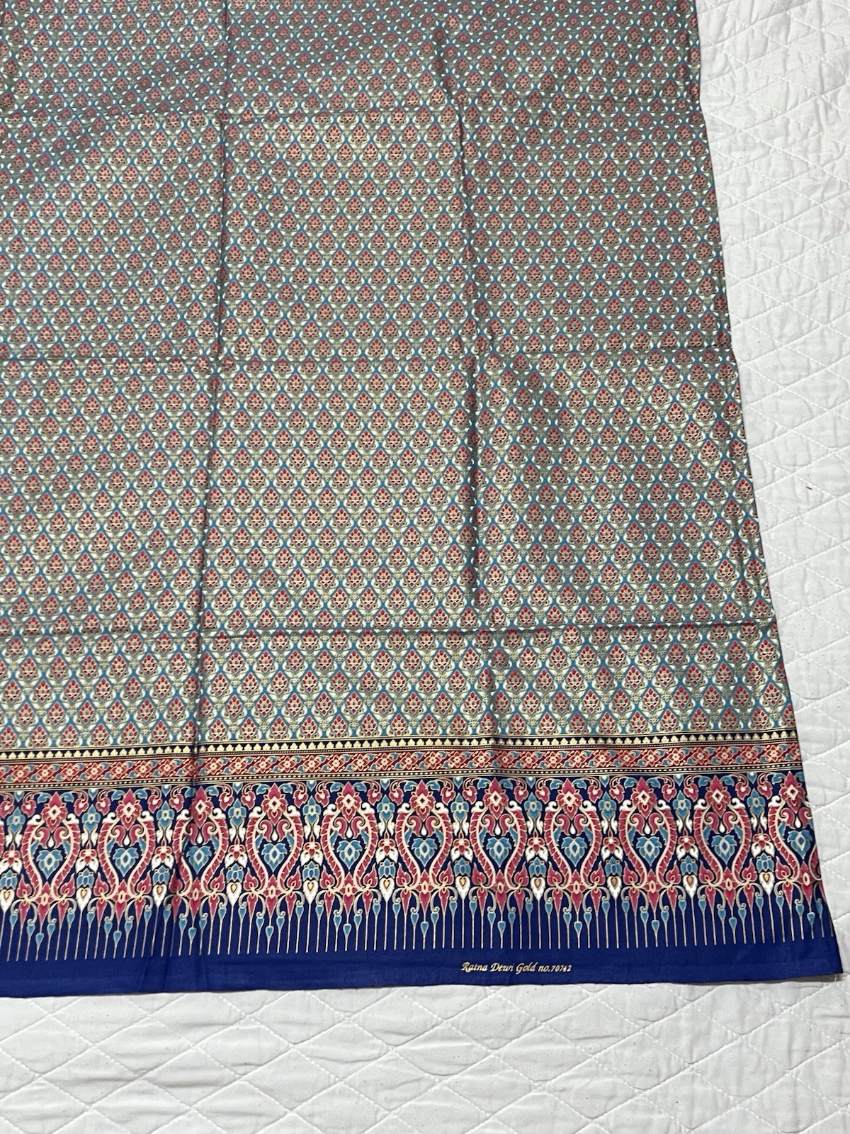 Southeast Asia 100% Cotton Sarong, Malong, Tapis Wrap Around Skirt Floral Design