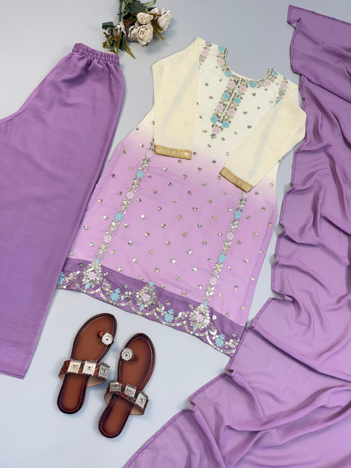 Designer Indian Pakistani top pent Bollywood Dress Party Wear Suit wedding
