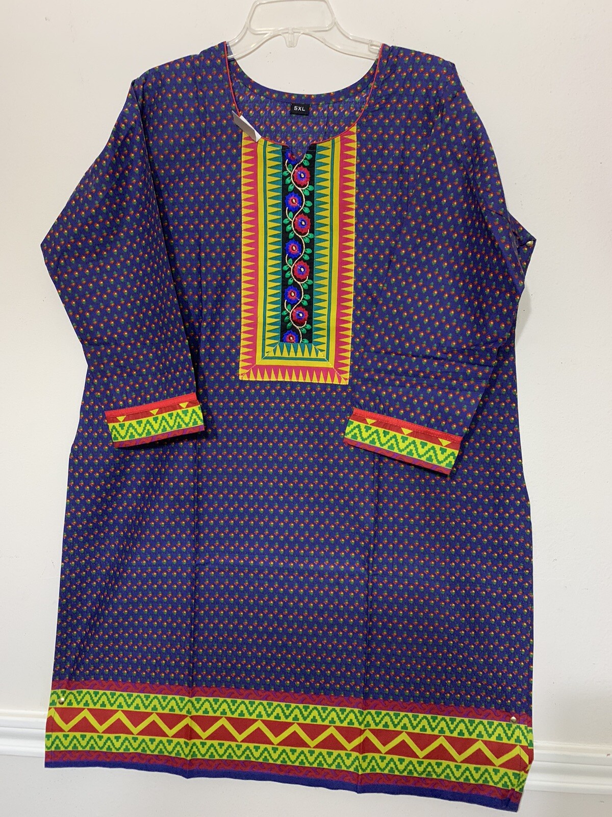 INDIAN ETHNIC WEAR BTFL WORK DONE COTTON KURTI BUST SIZE:53″