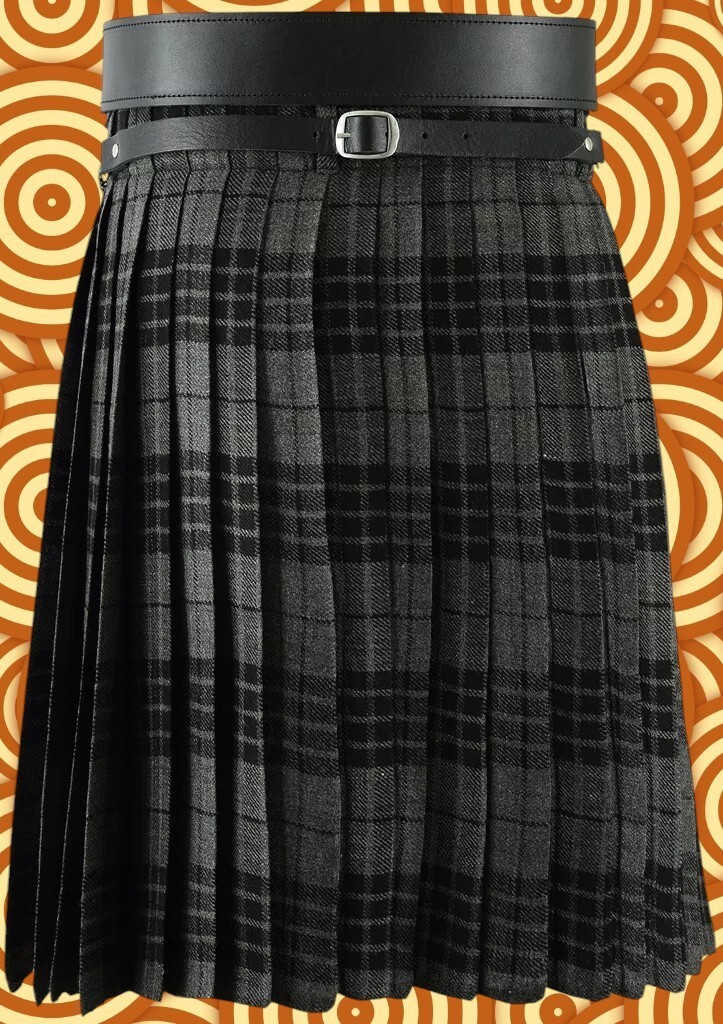 Men’s Scottish Highland Traditional 6-yard TARTAN KILT Sizes ” 30 to 52 “