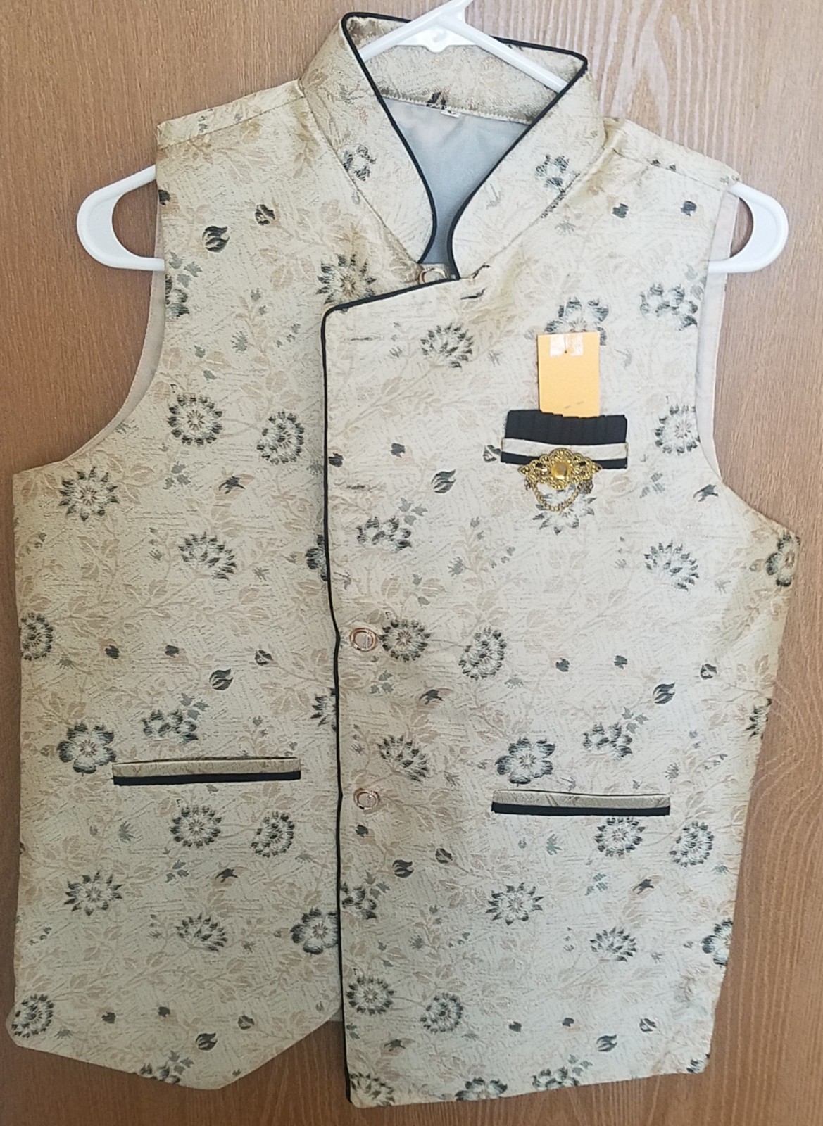 Men’s 458 1617 Waistcoat & Kurta Pajama Set Size Small Medium Large