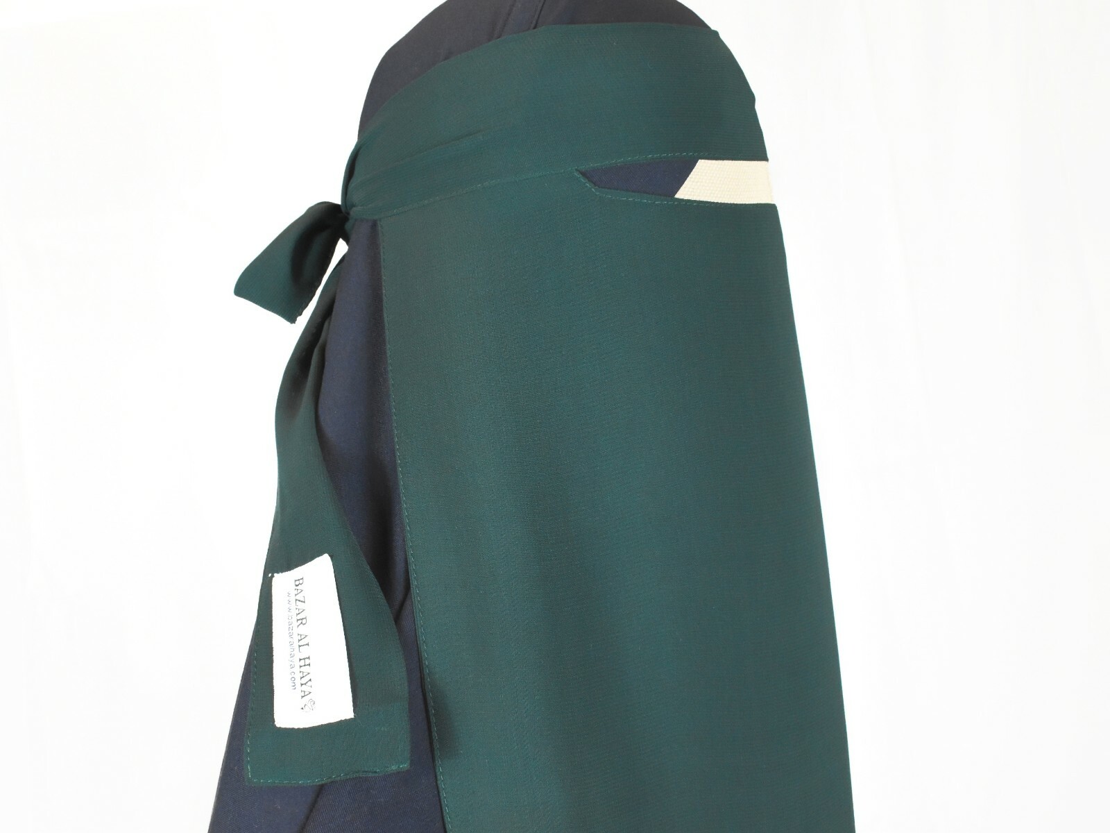2pcs Saudi Long Single Layer Niqab Face Veil Muslim Burqa Quality Jilbab Islam