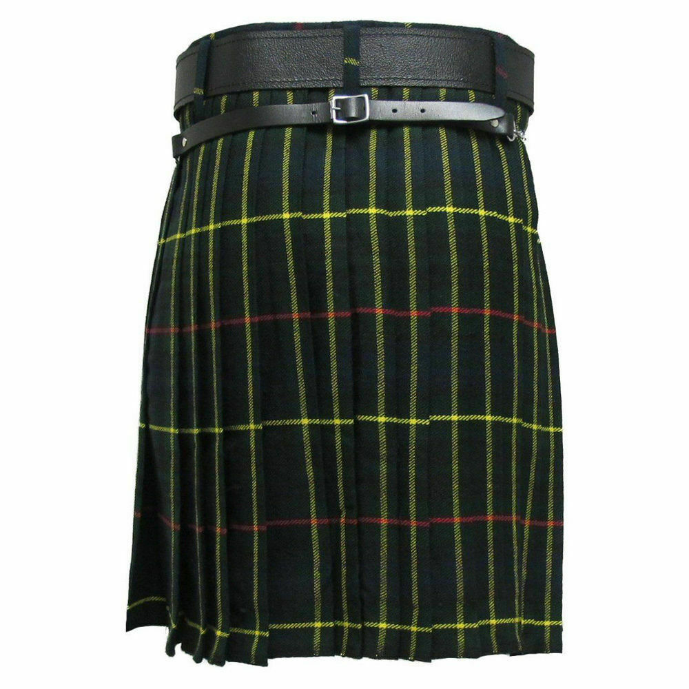 New Modern Hunting Stewart Tartan Highland Scottish Straight Pleated new Kilts