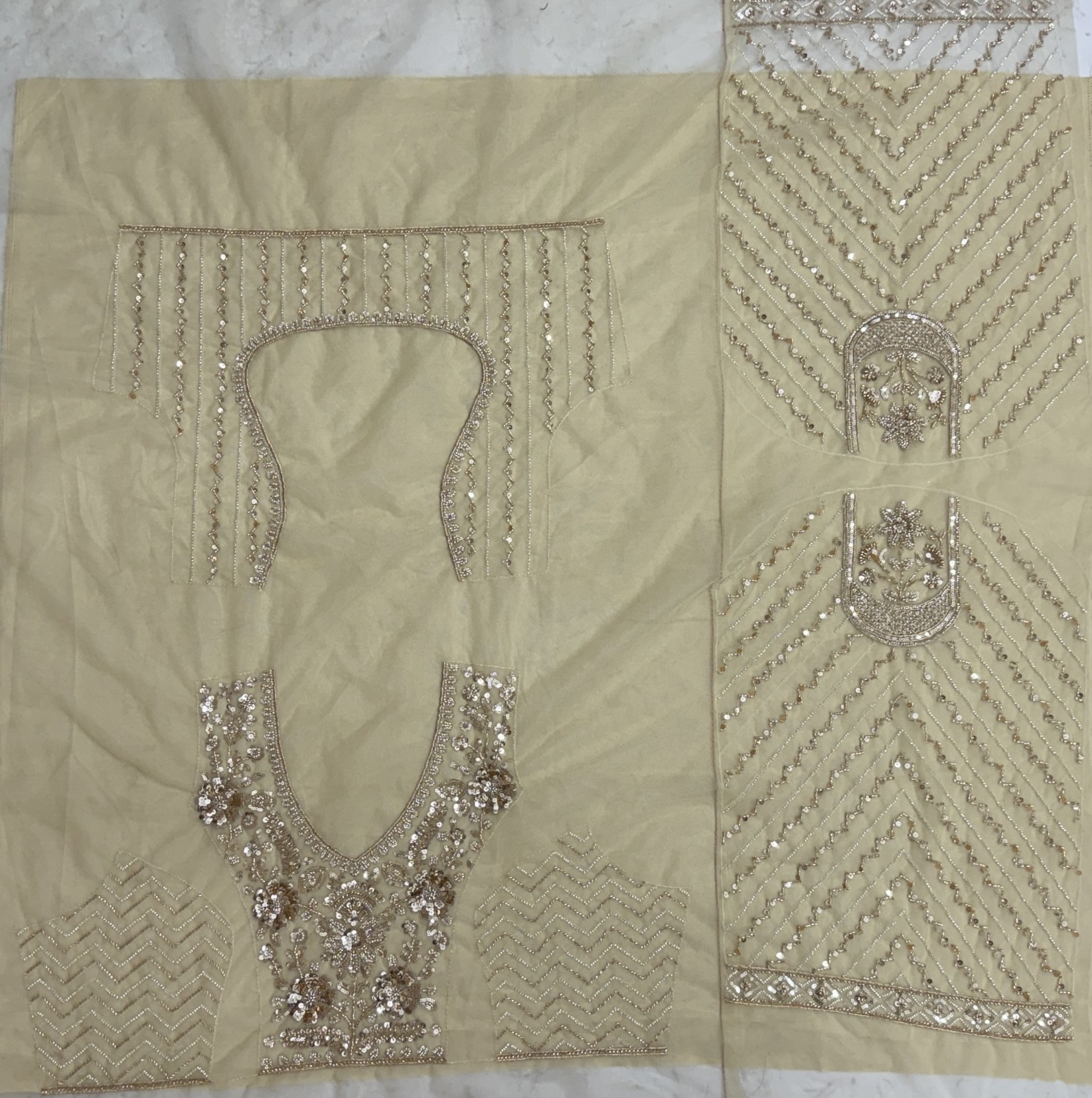 Designer Net Lehenga Choli Hand Beads Zari Embroidery Festive Ethnic Wear