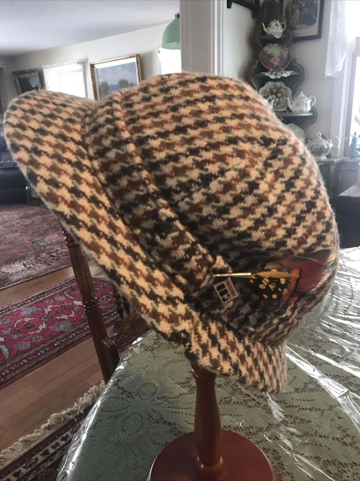 Super Vintage Macdonalds Of Oban Argyll 7-1/4 English Hunting Shooting Style Hat