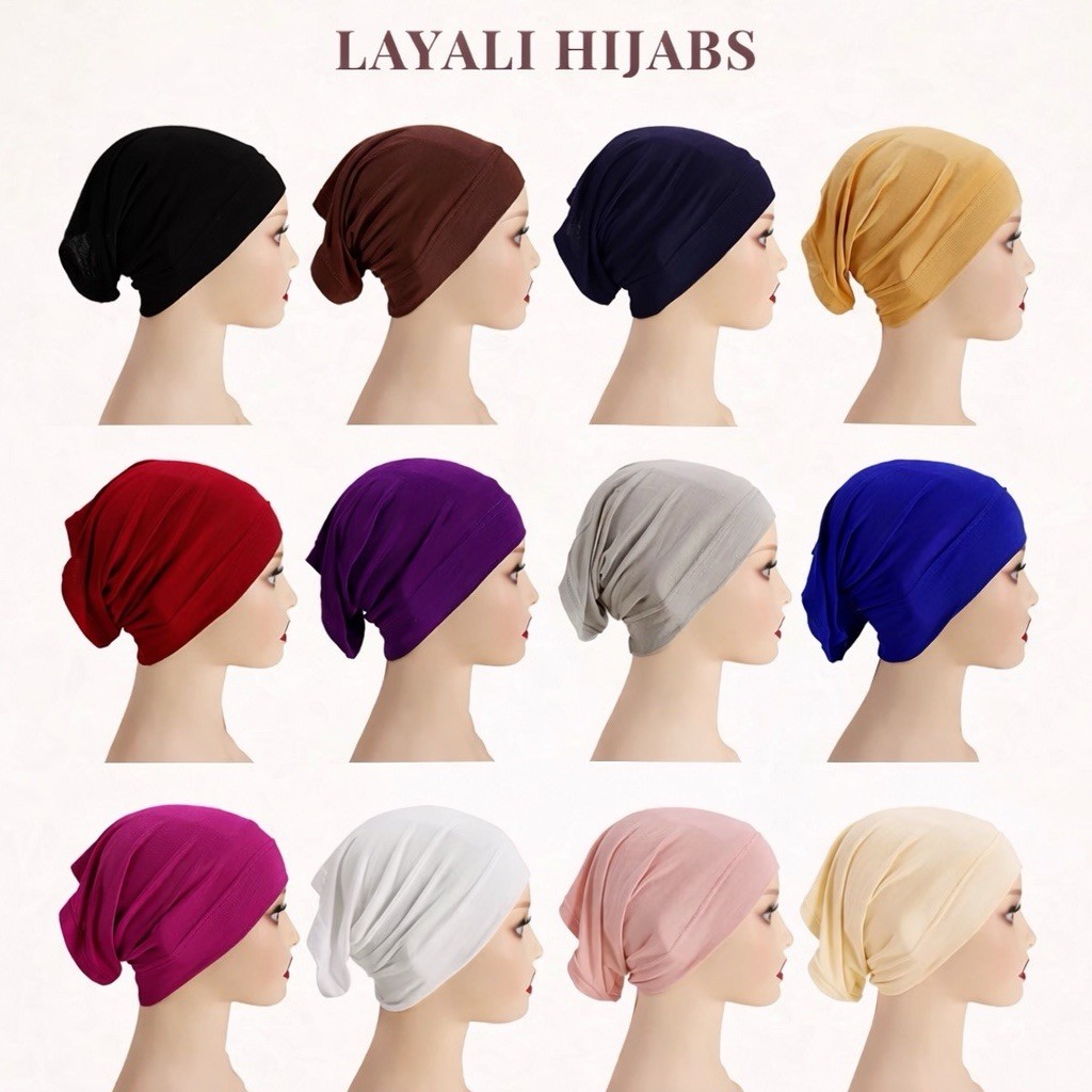 Layali Hijabs Women’s Hijabs & Niquabs Black Brown Navy Beige Red