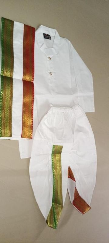 Kids kurta set for boys | Tiranga kurta set | festive wear Cotton Dhoti Set
